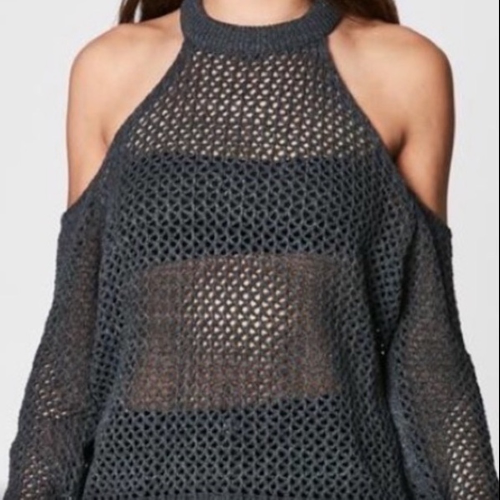🚫SOLD🚫LF Millau Off shoulder crochet sweater